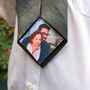 Personalised Stick On Wedding Tie Patch, thumbnail 1 of 3