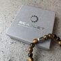 Men's Wolverhampton Wanderers Football Fan Tiger's Eye Bracelet, thumbnail 5 of 6