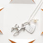 Initial And Horse Charm Necklace, thumbnail 1 of 12