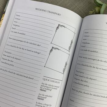Wedding Planner For Newly Engaged Tying The Knot Wedding Organiser Journal, 5 of 6