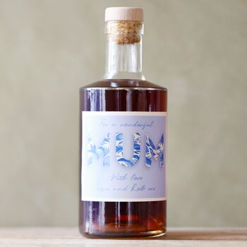 Personalised 500ml Vintage Blue Mum Spirit, 4 of 6