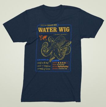 Funny Octopus T Shirt 'Know Your Water Wig', 5 of 6