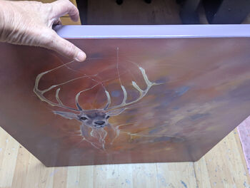 Stag In The Ether Oil Painting, 5 of 9