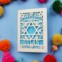 Bar Mitzvah Personalised Laser Cut Card, thumbnail 6 of 8