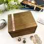 Personalised Wooden Cufflink And Watch Box, thumbnail 1 of 11