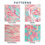 Personalised Marbled Photo Album: Pink And Aqua, thumbnail 6 of 6