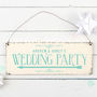 Personalised Wedding Party Direction Sign, thumbnail 1 of 5