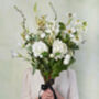 Jardin Blanc Luxury Silk Flower Bouquet, thumbnail 2 of 7