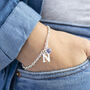 Personalised Birthstone Charm Bracelet, thumbnail 1 of 12