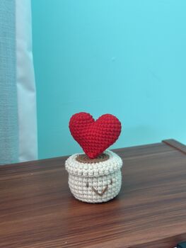 Crochet Rose Pot Gift For Loved One, 11 of 11