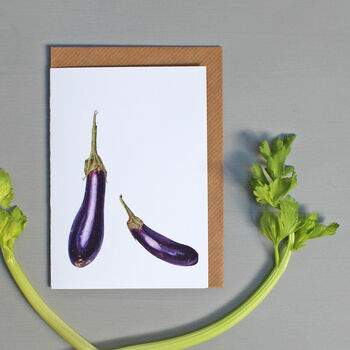Six Cards With Vegetable Illustrations, 4 of 8