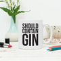 Should Contain Gin Mug, thumbnail 1 of 2