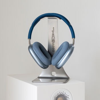 Personalised Solid Stainless Steel Headphone Stand, 2 of 7