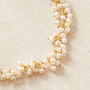 Seed Pearl Cluster Gold Plated Silver Bracelet, thumbnail 2 of 12