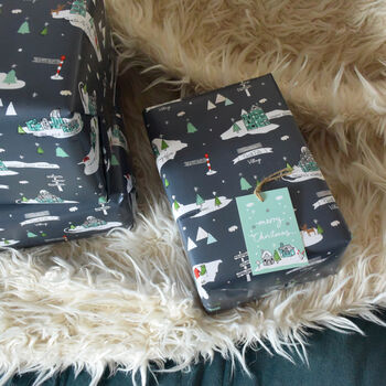 North Pole Christmas Wrapping Paper, 12 of 12