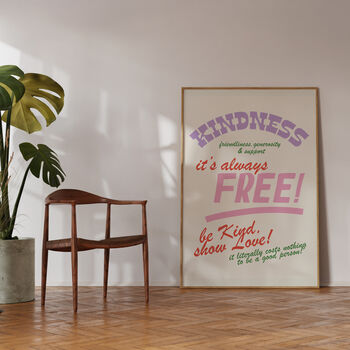 Kindness Is Free Print, 2 of 5