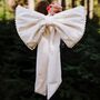 Decorative Hanging Fabric Door Bow, thumbnail 9 of 12