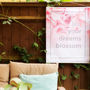 Let Your Dreams Blossom Floral Outdoor Garden Poster, thumbnail 6 of 9