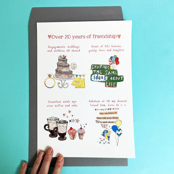 Personalised Best Friends Card, 8 of 8