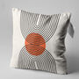 Bauhaus Retro Abstract Geometric Soft Cushion Cover, thumbnail 2 of 10