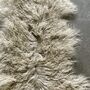 Curly Tibetan Sheepskin Rug Oyster, thumbnail 2 of 2