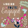 Woohoo You're Engaged Card, thumbnail 2 of 2
