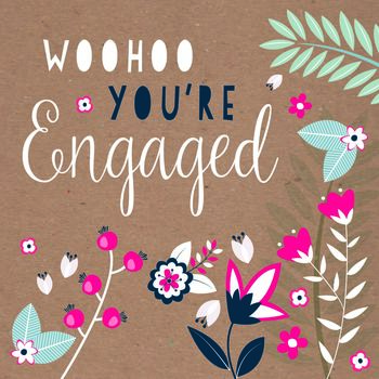 Woohoo You're Engaged Card, 2 of 2