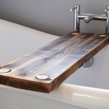 Reclaimed Wooden Bath Board, 6 of 10