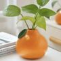 Orange Shaped Ceramic Bud Vase, thumbnail 2 of 3