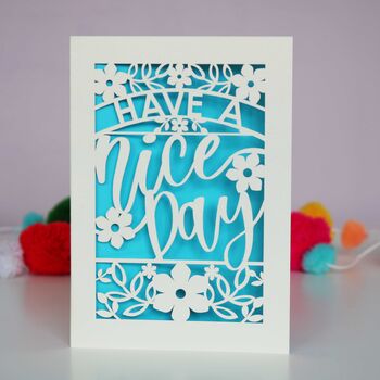 Have A Nice Day Papercut Card, 4 of 10
