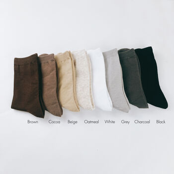 Personalised Embroidered Socks: Custom Colourful Name Socks, 10 of 11