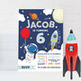 Space Birthday Party Invitations Pack Of 20, thumbnail 1 of 2