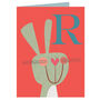 Mini R For Rabbit Card, thumbnail 4 of 5