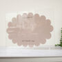 Personalised Wedding Or Baby Shower Sign, Scallop Cloud, thumbnail 2 of 8