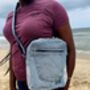 Upcycled Denim Cross Body Bag, thumbnail 4 of 4