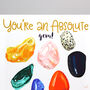 Personalised Gemstones Thank You Card, thumbnail 3 of 4