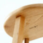 Set Of Two Wooden Kitchen Island Bar Stools, thumbnail 10 of 11