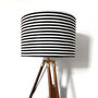 Black And White Striped Lampshade, thumbnail 6 of 8