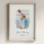 Personalised Mum Portrait, Custom Gift For Mum, thumbnail 1 of 8
