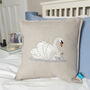 Embroidered Swan Cushions, thumbnail 5 of 9