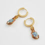 Fable X Peter Rabbit Reading Charm Huggie Earrings, thumbnail 4 of 7