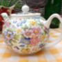 Two Cup Teapot In Mille Flleure Design, thumbnail 11 of 12