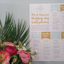 Personalised Wedding Wall Planner, thumbnail 2 of 10