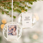 Personalised Family Photo Glass Dome Bauble, thumbnail 4 of 6