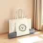 Personalised Monogram Floral Yoga Bag, Yoga Tote Bag, thumbnail 1 of 7