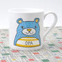 Oma Or Opa Bear Mug, Fine Bone China, thumbnail 1 of 6