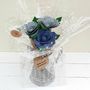 Leather 3rd Anniversary Large Roses In Vintage Zinc Jug, thumbnail 5 of 12