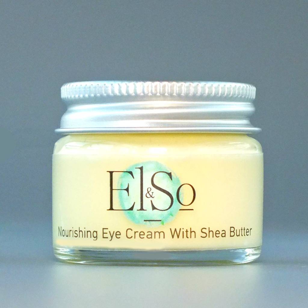 nourishing eye cream with shea butter by el&so