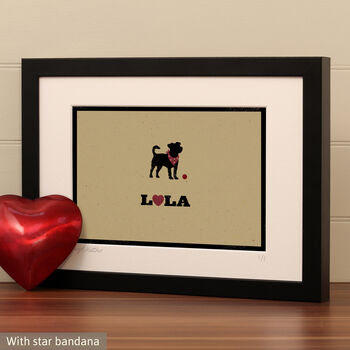Personalised Jack Russell Print For One Or Two Dogs, 3 of 12