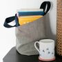 Large Fabric Storage Pot With Handles, thumbnail 7 of 8
